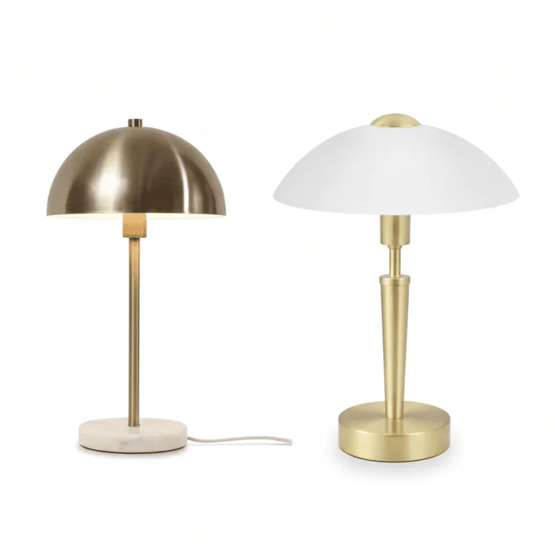 Lampy stołowe | Złote