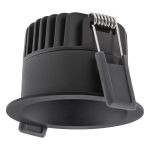 Ledvance LED Spot Ciemnylight Aluminium Czarny 8W 640lm 36D - 927 Bardzo Ciepła Biel | Aukko 68mm - IP44 - Najlepsze renderowanie kolorów - Ściemnianie