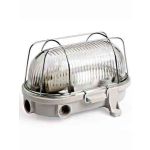Interlight Bulkhead Bulley Valkoinen Bakelite max. 25W | 195x135mm - IP54 - Nadaje Się Do 1x E27