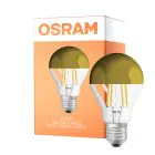Osram Classic LED E27 Gruszka Włókno Mirror Złoty 6.5W 650lm - 827 Bardzo Ciepła Biel | Zamienne 50W