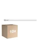 Opakowanie 10x Philips Master Rura LED T8 (EM/Mains) Ultra Output 20W 3700lm - 840 Zimna Biel | 150cm - Zamienne 58W